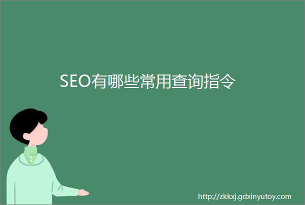 SEO有哪些常用查询指令